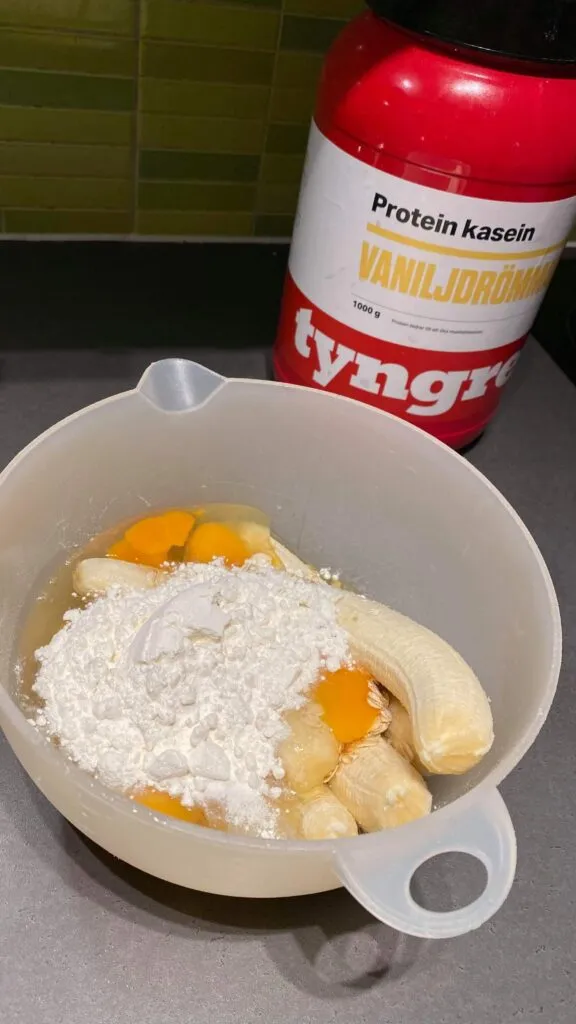Godaste bananpannkakorna