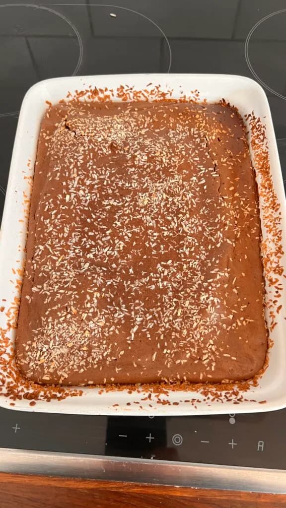 Choklad brownies med banan